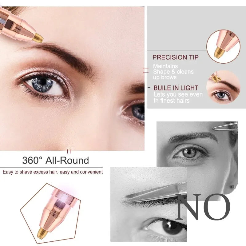 épilateur électrique visage et sourcils