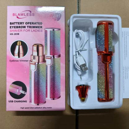 épilateur électrique visage et sourcils