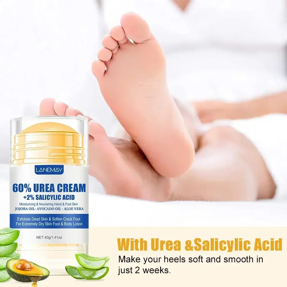 Crème Pieds Ultra-Hydratante 60% Urée & Aloe Vera