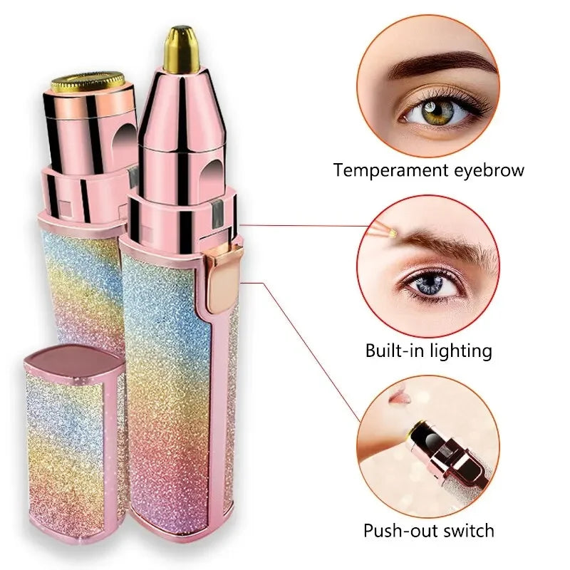 épilateur électrique visage et sourcils