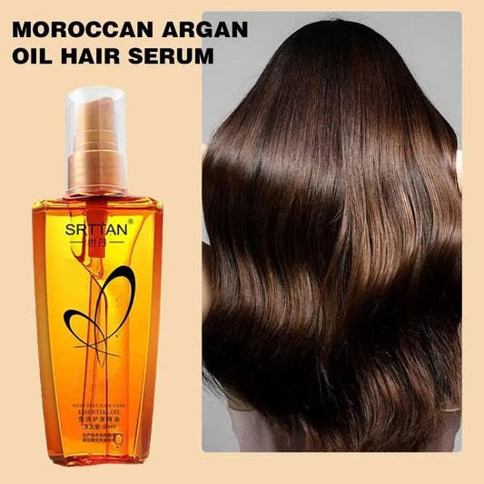 Sérum Capillaire à l'Huile d'Argan du Maroc – Brillance & Réparation