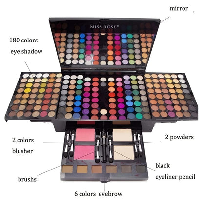 palette maquillage 180 couleurs